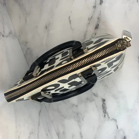 ❌❌ Louis Vuitton Graffiti Alma bag vintage tote Stephen Sprouse black/white - Picture 10 of 16